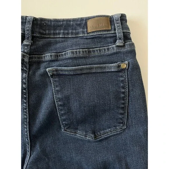 Judy Blue Jeans Womens 11/30 Blue Mom Jean Stretch High Rise Denim - Picture 5 of 8